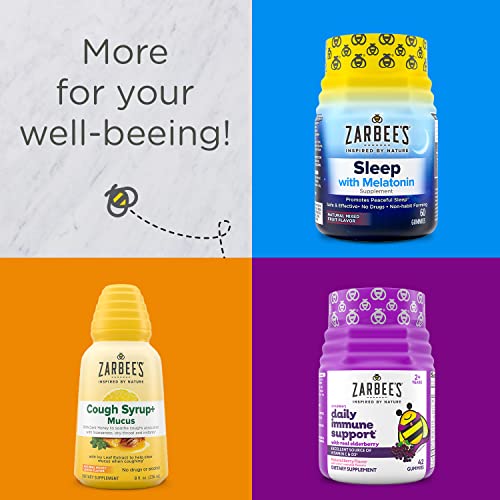 Zarbee's Gummy Daily Immune Support Supplement With Vitamins A, C, D, E