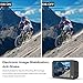 Campark X30 Native 4K 60fps Action Camera 20MP with EIS Anti Shake Touch Screen WiFi Waterproof Camera 40m with 2 1350mAh Batteries, 1 Charger and Mounting Accessories