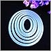 Mvchifay Cutting Dies Metal Stencils Scrapbooking Tool DIY Craft Carbon Steel Embossing Template for Paper Card Making (Oval Set)