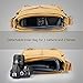 ESDDI Camera Bag, Vintage DSLR Messenger Camera Bag with Removable Insert for Canon Nikon Sony Pentax, Daily Use Without Insert, Khaki Brown