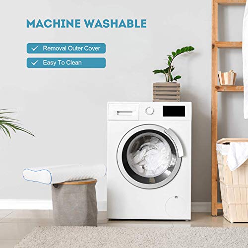 SORMAG Memory Foam Pillow, Neck Pillows for Pain Relief Sleeping