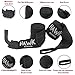 Hand Wraps for Boxing Gloves MMA Kickboxing Muay Thai Men & Women Stretchable & Fast-Dry 180'' (Black)