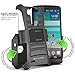 BUDDIBOX LG G3 Case, [HSeries] Heavy Duty Swivel Belt Clip Holster with Kickstand Maximal Protection Case for LG G3, (Black)