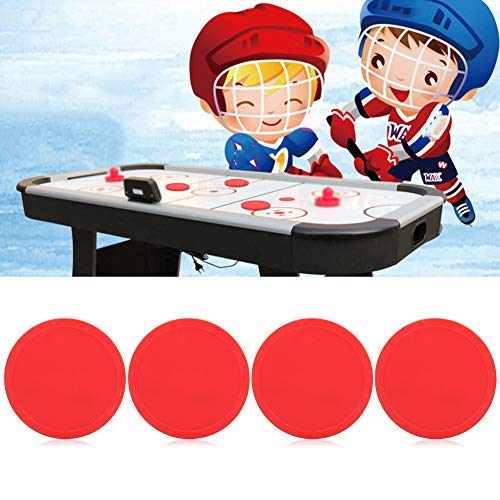 Alomejor Air Hockey Washers, Replacement 4 Pieces, Multiple Sizes, Hockey Pucks, 64 75 82 mm, for Family Leisure Parties Between Friends Competitions