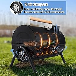 Portable Charcoal Grill, HaSteeL Small Folding