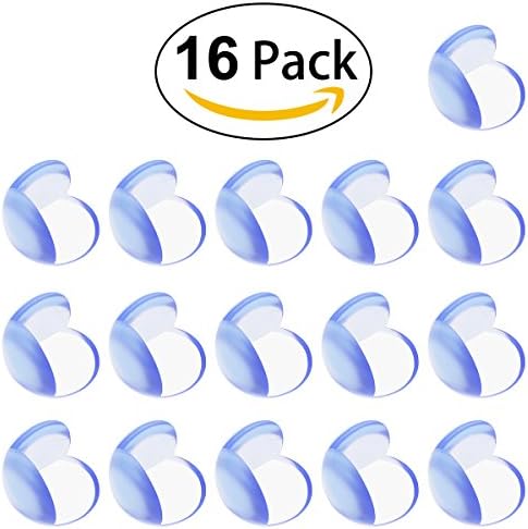 Baby Child Proof Corner Safety Bumpers Proofing Corner Guards Transparent Table Corner Cover Protect From Injury Around the House(16pcs)