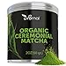 Organic Ceremonial Matcha - Best Taste - USDA Organic - Energy Booster - Green Tea Powder (2oz)