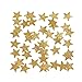 Ling's moment Gold Star Confetti for Wedding party, Table Confetti, Festival Items & Party Props, Gold Glitter Paper Confetti - DIY Kits, 100 pcs of 1