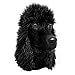 Off the Wall Toys Standard Poodle Mask Dog Halloween Costume Face Mask Kennel Club (Black)