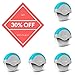 SimPrium - Handheld EasyGrip Pizza Cutter with 4inch Stainless Steel Cutting Wheel and Protective Blade Guard for Safety - Easy to Disassemble & Clean - Ergonomic Slicing Tool - Blue