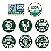Rhythm Superfoods Kale Chips, Variety Pack, Original/Zesty Nacho/Kool Ranch/Mango Habanero, Organic and Non-GMO, 2.0 Oz (Pack of 4), Vegan/Gluten-Free Superfood Snacks