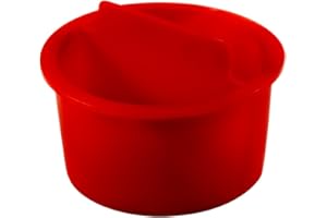 Caplugs ZCPT14YQ1 Plastic Center Pull Tab Tapered Plug. CPT-14Y, PE-LD, Cap OD 1.44" Plug ID 1.286", Red (Pack of 30)
