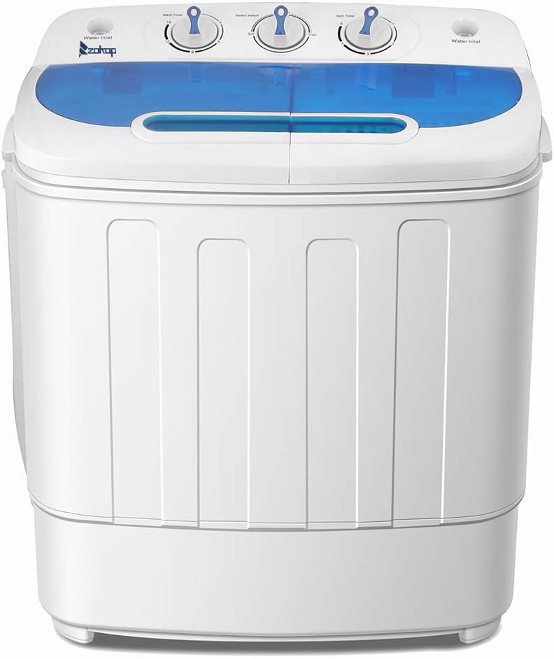 kuppet compact twin tub portable mini washing machine