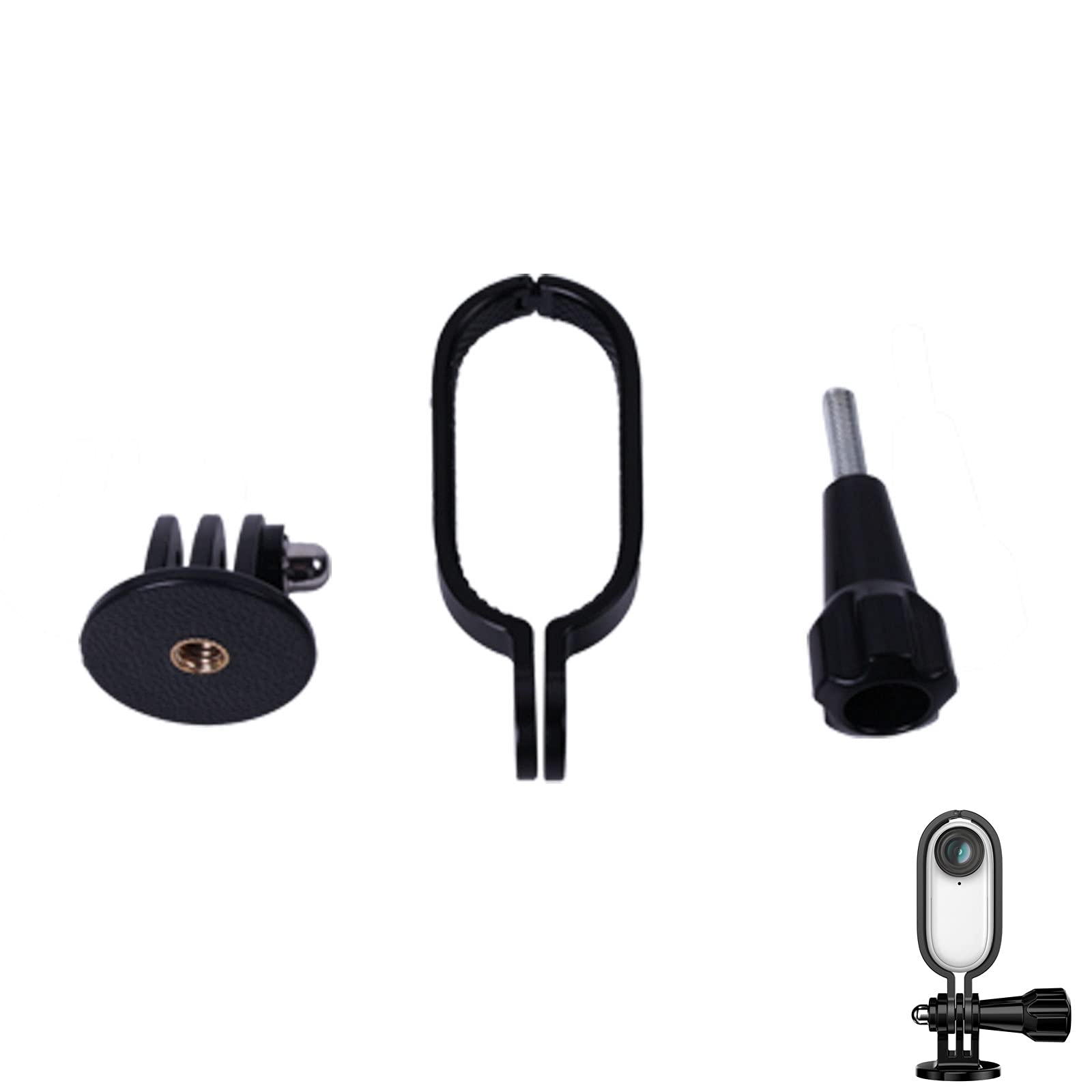 LICHIFIT 1/4" Metal Adapter Extended Transfer Frame Protective Bracket for Insta360 Go 2 Action Camera Accessories