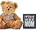 Mom Gifts from Daughter Son or Kids for Birthday Christmas Thank You Gift - Teddy Bear and Mom Plaque Best Present for Mother in Law Step Mom or First Mothers Day for New Moms
