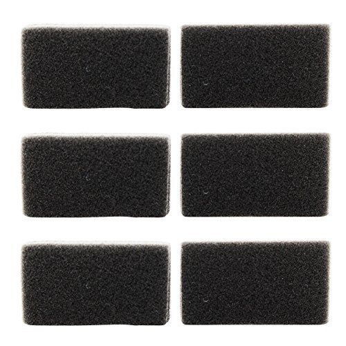 6 Replacement Reusable CPAP Foam Filters for Respironics PR System One REMstar BiPAP Pro with Bi-Flex