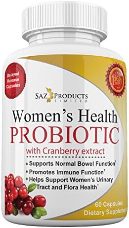 Women's Health Probiotic with Cranberry, Black Cohosh &amp; Ashwagandha Root - Complete Urinary Tract Support – Dr. Formulated 60 Delayed Release Caps