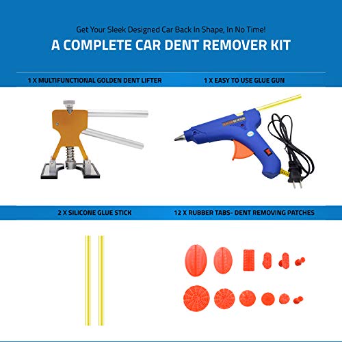 Dintofix Car Dent Repair & Remover Tool Set Paintless Dent Removal Kit