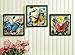 Collections Etc Fluttering Butterfly Wall Art Trio