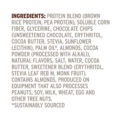 No Cow Protein Bar, Chocolate Fudge Brownie, 21g Plant Based Protein