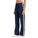 Zylioo Tall Track Pants for Women 32"/34"/36" Inseam with Pockets Long Joggers Straight Leg Sweatpants Side Stripes