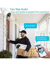 YESKAMO Sistema de cámara de seguridad inalámbrica para exteriores 1080P CCTV