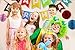 GreenLion Premium Happy Birthday Banner With Tissue Pom Poms And Garland Flags For Birthday Party Multi Colour Decoration Set