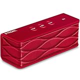 Sentey LS-4163 B-Trek S4 Bluetooth Portable Stereo Speaker (Red)