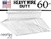 Neaties USA Made Heavy Duty White Vinyl Wire Clothes Hangers, 60pk