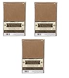 Darice Blank Stationery Cards and Envelopes, Kraft 4 in. x 5 in. 3 pack of 50 (150)