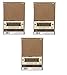 Darice Blank Stationery Cards and Envelopes, Kraft 4 in. x 5 in. 3 pack of 50 (150)