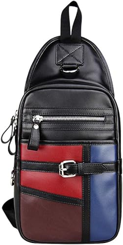 Amazon メンズバッグ多機能メッセンジャーバッグカジュアルバッグレザーカジュアルポケット Leipeng シューズ バッグ