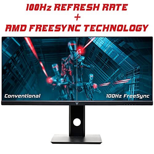 Itek-Monitor-GGF-29-Pulgadas-Flat-WFHD-2560-x-1080-UltraWide-IPS-100Hz-219-4ms-OD-HAS-2xHDMI-DP-USB-Speaker-HDR-G-Sync-FreeSync-Negro