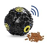 Smart Doggie Iq Treat Ball Food Dispensing Dog Toy Squeaky Ball for Dogs Small/Middles Size Unchew Dog