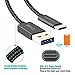 Usb C Cable, wellead [3.3ft\Dark Grey] Type C Usb 3.0 Cable Nylon Braided Cable for SSamsung Galaxy Note8 S8 Active Note FE S8+ S8 C5 Pro C7 Pro A7 A5 A3 C9 Pro Galaxy Book Notebook 9 Proand More