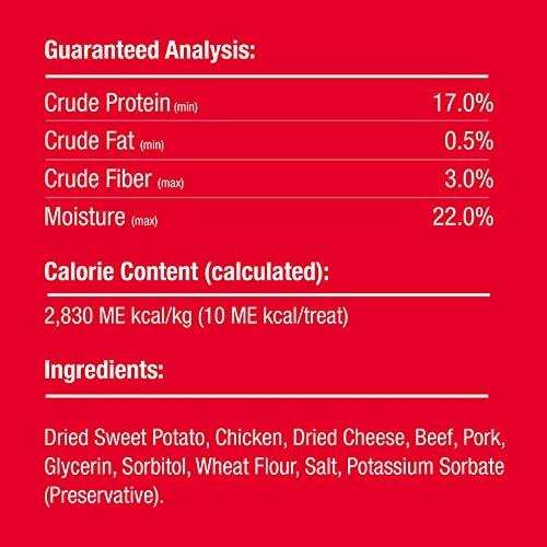 GOOD’N’FUN GOOD ‘N’ TASTY TRIPLE FLAVOR ROLL UPS 4 OZ CHEESE, BEEF, PORK