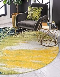 Unique Loom Lyon Collection Modern Abstract Area