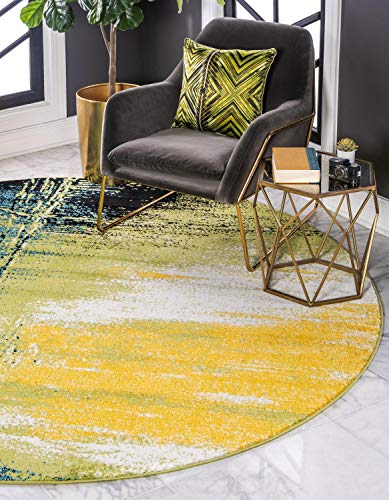 Unique Loom Lyon Collection Modern Abstract Area