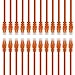 GearIT 24-Pack, Cat5e Ethernet Patch Cable 3 Feet - Snagless RJ45 Computer LAN Network Cord, Orange - Compatible with 24 48 Port Switch POE Rackmount 24port Gigabit