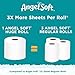 ANGEL SOFT Toilet Paper Bath Tissue, 36 Huge Rolls, 360+ 2-Ply Sheets Per Roll