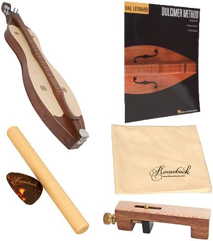 Roosebeck Grace Mountain Dulcimer 4-String Vaulted Fretboard Spruce Soundboard Knotwork Deluxe Package w/Accessories