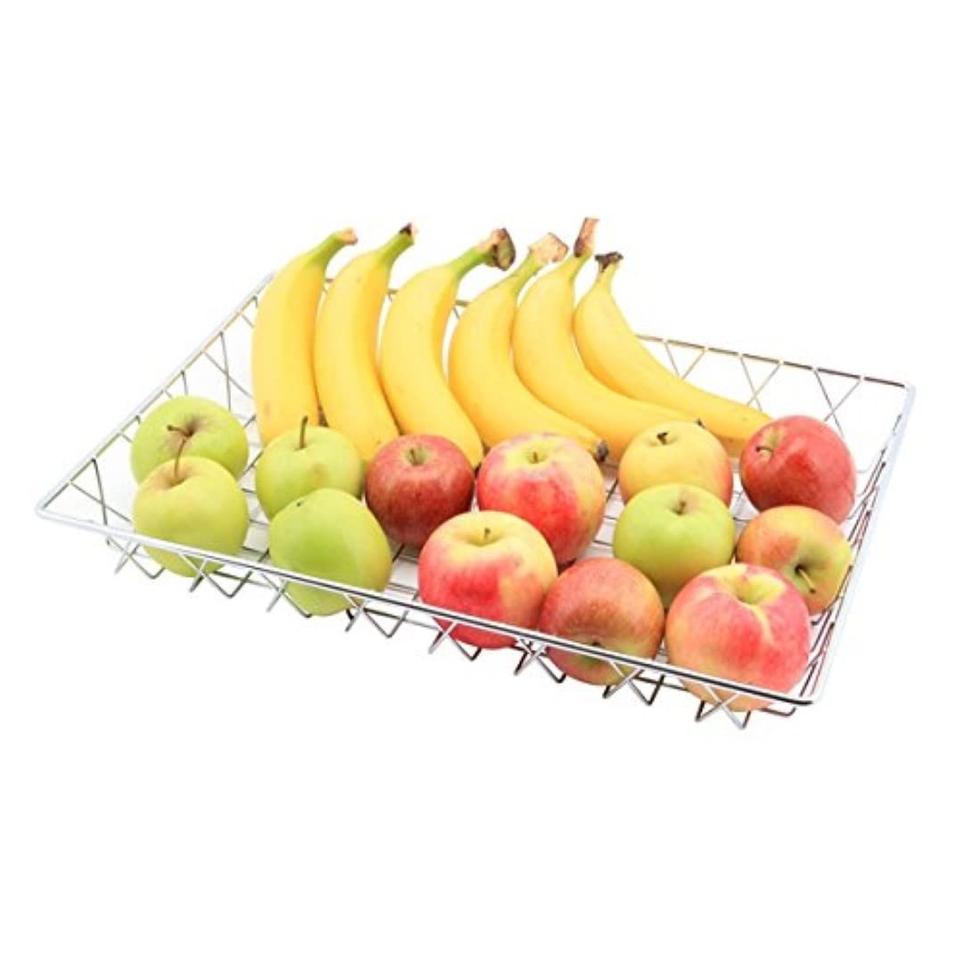 Genware NEV-CDB-4530 Chrome Display Basket, 45 cm x 30 cm x 5 cm