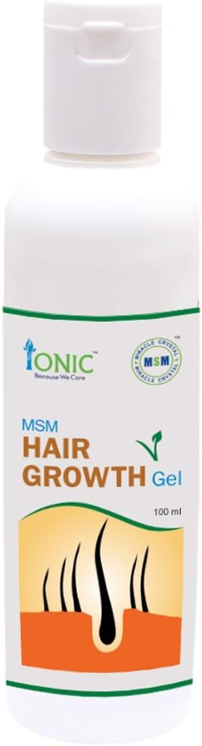 Hair Growth Gel for Healthy Shiny Hair & Scalp Care (MSM - Organic Sulfur a Natural Beauty Mineral, 100ml)