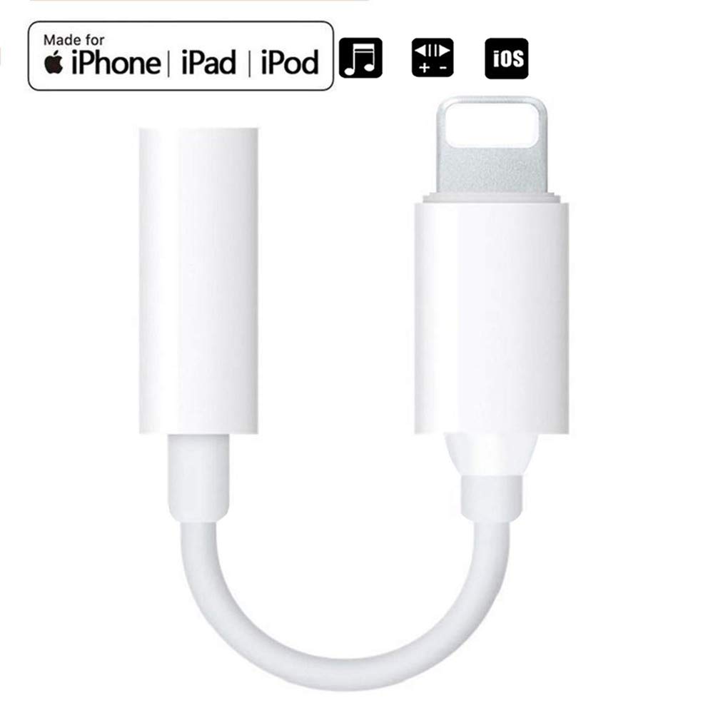 Accessori per cuffie Adattatore cuffie per iPhone 7 AUX Audio Jack per  cuffie da 3.5 mm adattatore per iPhone XS/XS max/XR/x/8/8 Plus/7/7 Plus  auricolare connettore audio AUX cavo compatibile con IOS12 urban-earth.co.uk