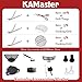 Kamaster Grill Grate Lifter Gripper, Accessories for Kamado Green Egg & Louisiana Grills