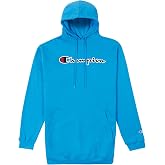 Champion Mens Hoodies Big and Tall - Embroidered Pullover Fleece Sweatshirt
