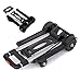 Anleolife Folding Carts with 4 Wheels Grocery Travel Dolly Back Saver Luggage Carts Car Seat Carrier (Heavy Duty 110lb max)