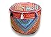 Navya Creations Indian Pouf Cover Ottoman Handmade