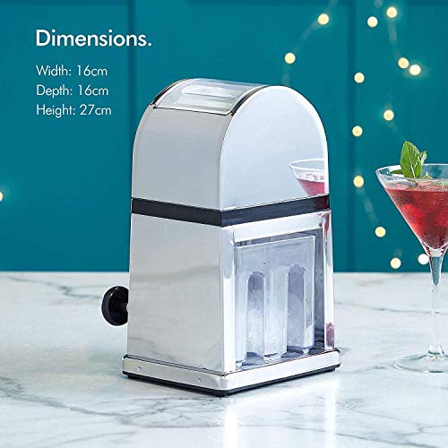 JINHH Köche Professionelles Manuelles EIS, Crusher Maschine Mit Schaufel Und Fach Glatt Glatt EIS, Leicht Zu Reinigen… – Bild 5