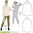 Cartamodello Style Arc – Verity Knit Top, Maglia A Maniche Lunghe Con Collo A Imbuto, Taglie 04-16 - 4